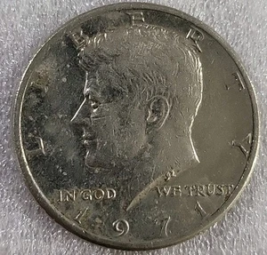 1971 P KENNEDY MEZZO DOLLARO *B812 - Foto 1 di 3