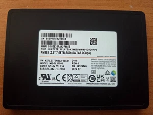 SAMSUNG PM893 SSD 7.68 TB 2.5" - Zdjęcie 1 z 2