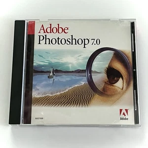 Adobe Photoshop 7.0 Education Mac Clean Disc Mint w/ Serial Numbers Authentic SP - Picture 1 of 4