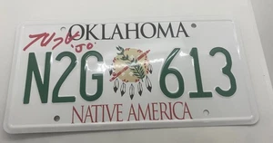 HELEN HUNT signed Twister Oklahoma License Plate COA Prop - Picture 1 of 4