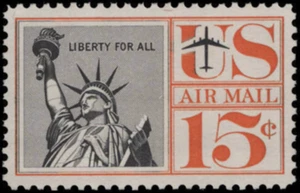 US #C063 MNH 1960 Statue Liberty Airmail - Picture 1 of 1