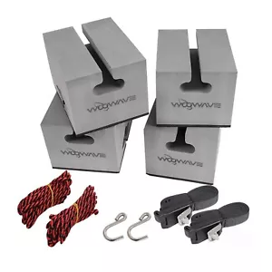 WOOWAVE Canoe Carrier Deluxe Carrier Kit Universal Soft Standard Foam Block f... - Picture 1 of 7