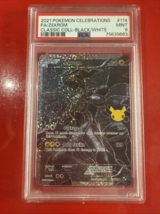 PSA 9 Zekrom 114/114 Celebrations: Classic Collection Holo - Bild 1 von 2