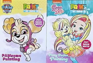 Paw Patrol & Sunny Day Paint With Water Books Set of 2 Brand New - Picture 1 of 5