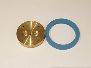 Gaggia Classic Silicone Grouphead Gasket  & Brass Grouphead Dispersion Plate - Picture 1 of 3