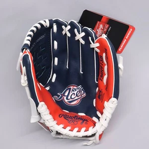 NUOVO guanto da baseball Rawlings Reno Aces 9" giovanile TMH91SB RHT rosso bianco blu MiLB - Foto 1 di 8