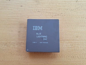 IBM Blue Lightning DX2 486-V266GA 486DX2-66 vintage CPU GOLD - Picture 1 of 4