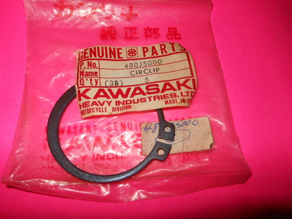 Nuevo de Lote Original Kawasaki KZ1300 KX450 F12MX CIRCLIP 50MM 480J5000 Foto 1 de 1