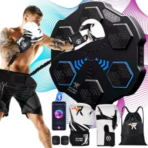 2025 Smart Music Boxing Machine Kit with Resistance Bands & Boxing Gloves, Wall- - Picture 1 of 7