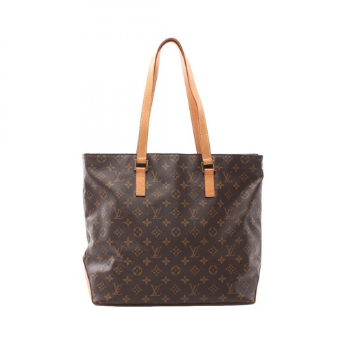 LOUIS VUITTON（LV） Borsa a tracolla Louis Vuitton Cabas Mezzo Tote Bag M51151 Monogram Pelle Marrone Usata