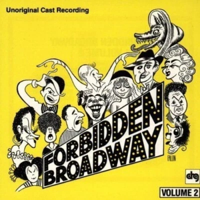 CD forbidden broadway original cast - 4 vols, 1,2,3 and Cleans Up Its Act Rare - Image 1 of 3