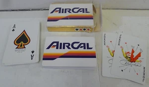 Tarjetas de juego Air Cal Airline marrones y Bigelow con caja - COMPLETAS con comodines - Imagen 1 de 5