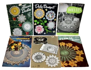 DOILIES Pattern Book Coats & Clarks, Star Book, Bucilla - Floral Flowers Bouquet - Picture 1 of 17