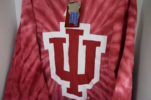IU INDIANA UNIVERSITY RED LONG SLEEVE SHIRT-X LARGE - IU SYMBOL NEW WITH TAGS - Picture 1 of 4