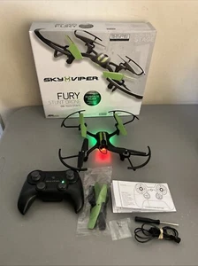 Sky Viper Fury Stunt Drone One Touch Stunts Surface Scan - Picture 1 of 17