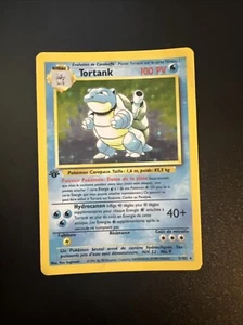 1999 Pokemon Base TORTANK #2/102 French Blastoise Holo 1st Edition LP/MP - Picture 1 of 6