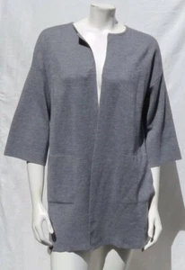 Gerry Weber Damenpullover Cardigan Wolle + hellgrau Oberteil US S 6 UK 10 - Bild 1 von 5