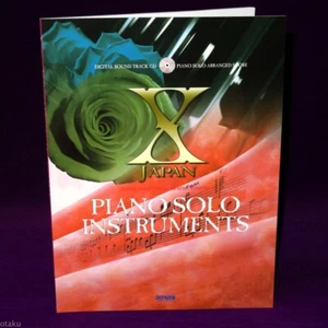 X Japan Piano Solo Instruments Sheet Music Score And CD Visual JROCK NEW - Picture 1 of 3