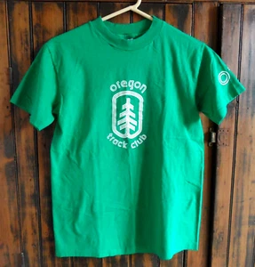 orig. 1984-90 Vintage *OREGON TRACK CLUB* O.T.C. vintage T-Shirt M Hanes Beefy-T - Picture 1 of 5