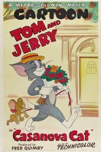 Vintage Tom and Jerry Cassanova Film Poster Druck A3/A4 - Bild 1 von 1