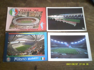 8 Cartes Postales STADES ITALIENS MILAN BARI TURIN VERONE  COUPE DU MONDE 1990 - Picture 1 of 4
