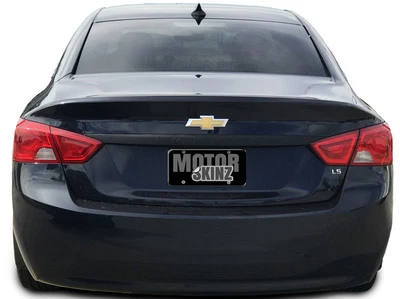 Superposición de vinilo precortado oscurecimiento con moldura cromada trasera para Chevy Impala 2014-2021 Foto 1 de 2