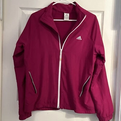 Chaqueta cortavientos Adidas para mujer talla L púrpura (año 2010) Foto 1 de 4