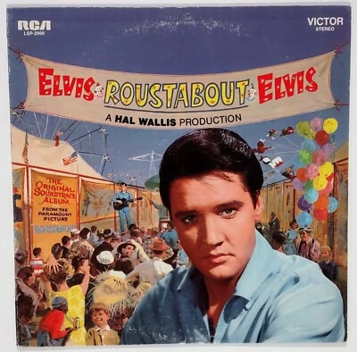 Elvis Presley - Roustabout - 12" 33 RPM LP - 1977 Reissue - Image 1 of 4