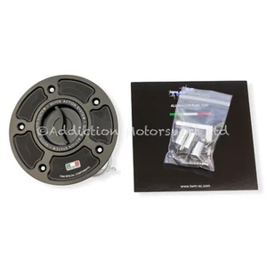 TWM Keyless Filler Black Petrol Gas Tank Cap for Honda CBR 1000 RR SP 2015 - Picture 1 of 3