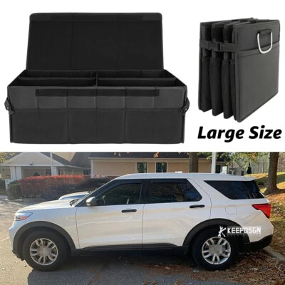 Trunk Cargo Foldable Organizer High Capacity Storage Box Bag For Ford Explorer - Image 1 of 4