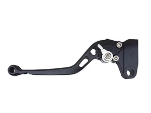 1 x black long motorcycle clutch lever silver for kawasaki ninja 650r 2006-2008 - Picture 1 of 6