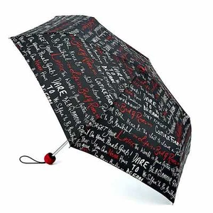 Lulu Guinness by Fulton Superslim-2 Sayings Umbrella - Picture 1 of 1