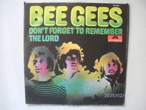 7" Single : Bee Gees - Don't Forget To Remember / The Lord / 1969 - Imagen 1 de 2
