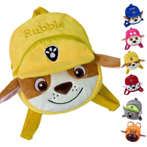 Toddlers Kid Paw Patrol Cartoon Kindergarten School Bag Plush Backpack Rucksack - Picture 1 of 17