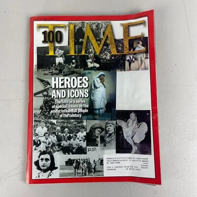 Time Magazine Millennium Issue June 14 1999 Heroes and Icons Marilyn Monroe Che Foto 1 de 4