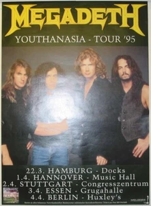 Megadeth - Youthanasia Tour Rare Original Tourposter - Bild 1 von 1