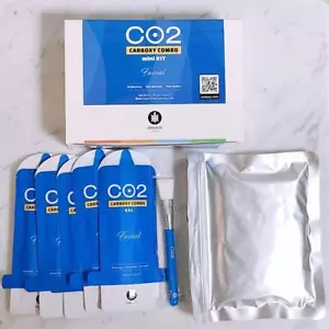 RIBESKIN CARBOXY COMBO mini KIT CO2 Carboxy Therapy GEL+MASK 5 doses w/Box Fast - Picture 1 of 7