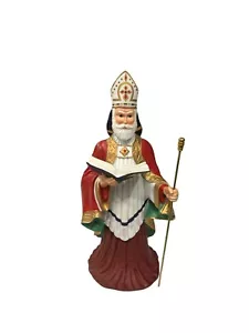 Lenox 1993 Limited Edition Fine Porcelain Saint Nicholas with Staff 10" Tall - Picture 1 of 7