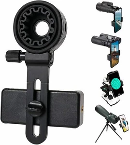 Upgrade Universal Cell Phone Adapter Bracket Clip Mount for Binocular Monocular - Picture 1 of 5