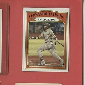 Topps Heritage Fernando Tatis Jr. San Diego Padres IA #138 2020 💥💥🎆 Como nuevo - Imagen 1 de 2