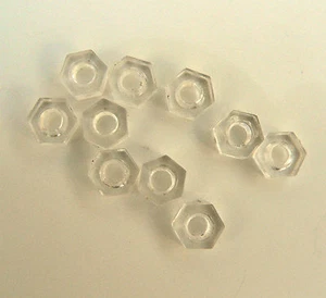 M3 Nylonmuttern 10er Pack - Bild 1 von 2