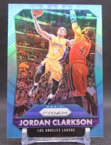 2015-16 Panini Prizm azul claro Jordan Clarkson #'d/199 Los Angeles Lakers #202 - Imagen 1 de 2