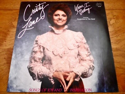 Cristy Lane ♫ Where I Belong ♫ 1984 Arrival Records Vinyl LP Near Mint - Image 1 of 3