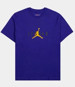 Nike Air Jordan LOGOTIPO JUMPMAN ESTIRADO Hombres Camiseta Mediana DM1462 432 Gimnasio Activo - Imagen 1 de 2