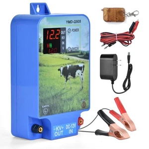 10km DC12V MAINS Power Electric Fence ENERGISER Charger for Farm Cattle Horse - Picture 1 of 7