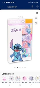 Disney Stitch Girls Briefs Size 2T / 3T - Picture 1 of 2