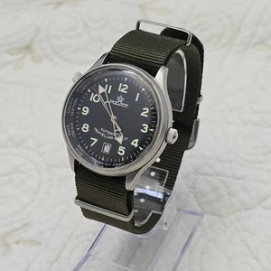 Poljot Automatic Traveller Men's Watch Limited Edition Large Wrist Army Green - Picture 1 of 7
