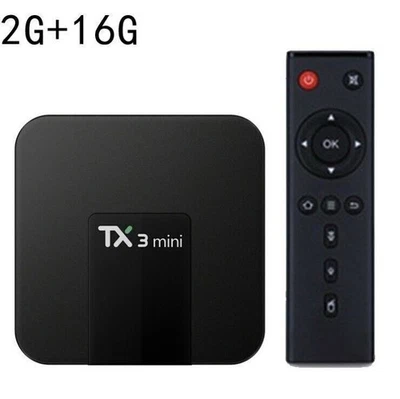 TX3 Mini For Android10 4K SMART TV  Media Player Quad-Core WIFI 2GB+16GB - Image 1 of 4