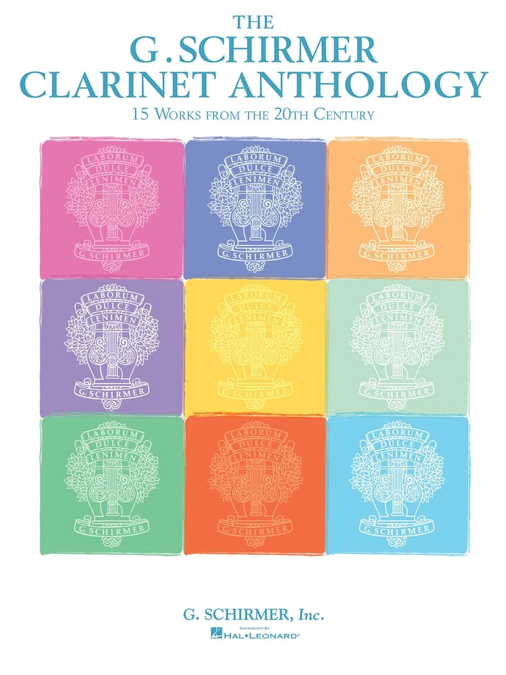 G Schirmer Clarinet Anthology Piano 20th Century Classical Sheet Music Book - Image 1 of 1