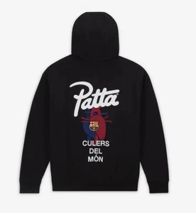 Nike Patta Barcelona Black M Parka Usato Giacca Leggera - Foto 1 di 3